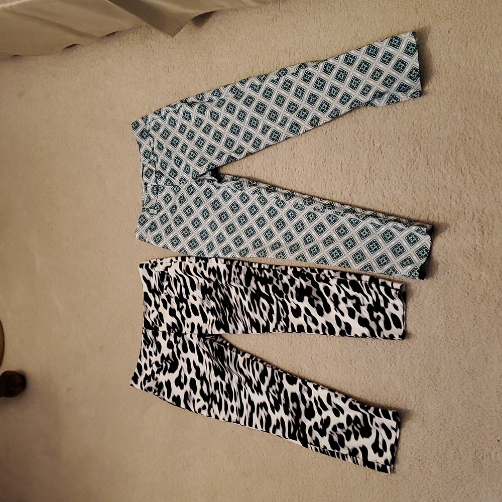 New York and Co, 7th Avenue Suiting Co, Printed Pants, Size 2, Set Of 2